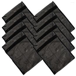 Sac à linge 8 pcs Black Bag Garment Mesh chaussette éprovisque en polyester