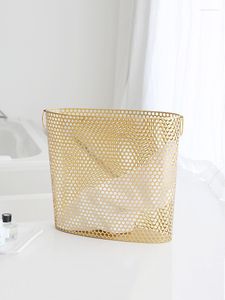 Waszakken 8000 Simple Modern Storage Basket Noordse smeedijzeren puin Blue Desktop