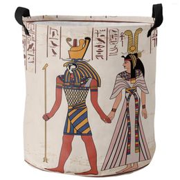 Waszakken oude Egyptische cultuur vuile mand opvouwbare waterdichte huisorganisator kleding kinderen speelgoed opslag