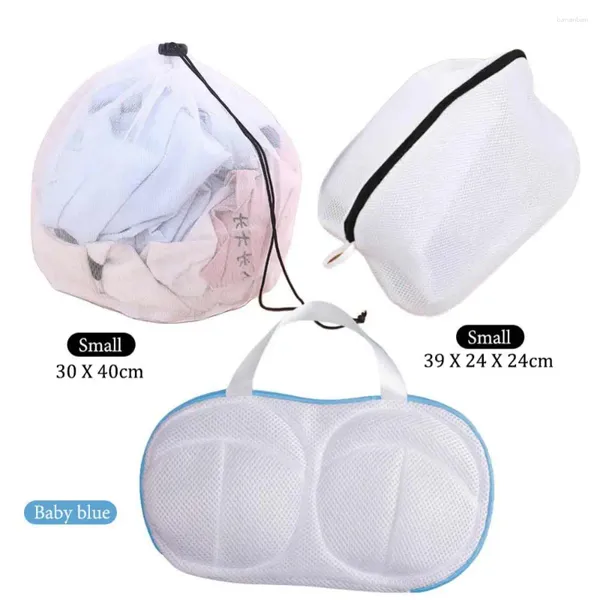 Sacs à linge Sac en maille anti-déformation Résistance durable à la déformation Filtre de conception portable portable Épaissir la machine à laver