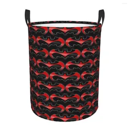 Sacs à linge Bat manche symbole panier de logo pliable pliable minetle animaux de vêtements Hamper for Nursery Kids Toys Rangement Sac