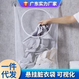 Bolsas de lavandería Baño Poner ropa Cambio de artefacto de almacenamiento Coste de calcetines de almacenamiento sucio Dormitorio Hogar
