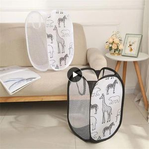 Waszakken Cartoon Desktop Storage Basket Three Nets Home Cosmetic Organizer Organisatie en hoge kwaliteit ondergoed