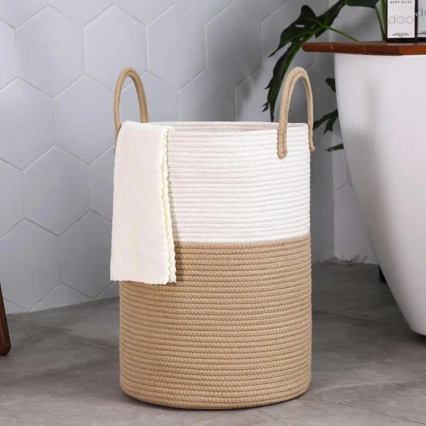 Bolsas de lavandería Cesta de ropa de gran capacidad para juguetes sucios Mantas Solución de almacenamiento duradera Baño en el hogar