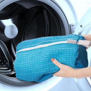 Waszakken handige schoenen tas traanbestendige sneldrogende schoenwassing voor wasmachine herbruikbare ritssluiting