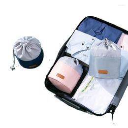 Sacs à linge, sac de lavage de voyage pour cosmétiques, organisateur de maquillage Portable, articles de toilette à cordon étanche