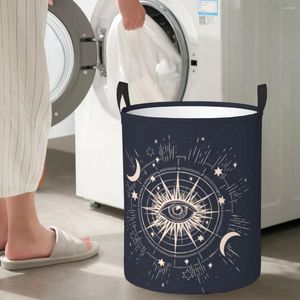 Bolsas de lavandería Cosmos Astrología Circular Cesta de almacenamiento Cesta impermeable Ideal para cocinas Juguetes