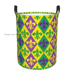 Sacs à linge panier sale Mardi Gras pliant vêtements seau de rangement maison organisateur étanche