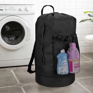 Sacs à linge, sac de rangement pour vêtements sales, sac à dos étanche robuste pour voyage en dortoir avec dortoir réglable