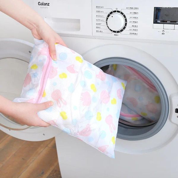 Bolsas de lavandería duradera maldita maldita ropa de lavadora reutilizable bolsita de cuidado de lencería para lencería