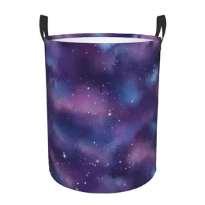 Waszakken Opvouwbare mand Galaxy Achtergrond Vuile kleren Speelgoed Opbergemmer Garderobe Kledingorganisator Mand