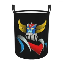 Sac à linge Golorak Ufo Robot Grendizer Hamper Grands vêtements de rangement de rangement Bin Organisateur de bac pour garçons