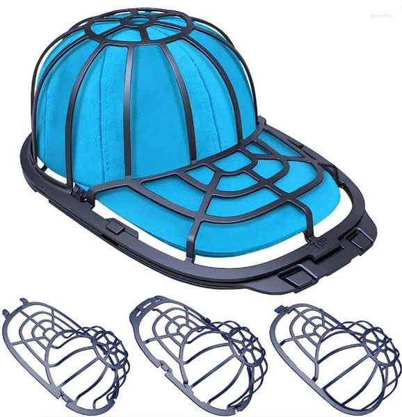 Bolsas de lavandería Lavadora de sombrero Tapa de béisbol Bolsa de protección de limpieza de la lavadora Bolsa de jaula