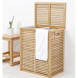 Sac à linge Ins Wind Sac Bamboo Bambou Bankings de style japonais Panier de stockage de classification de chambre à coucher Home.