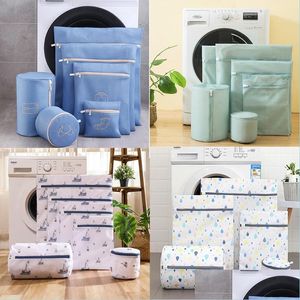 Waszakken Waszakken verkopen zak set collectie wassen hine ondergoed wasspolyester vouwbare Modernlaundry drop levering 2021 hom DHWE7