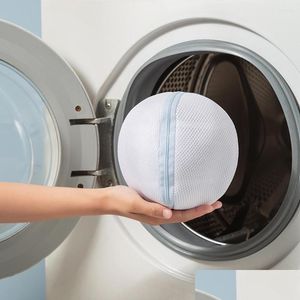 Sacs à linge Sacs à linge Sous-vêtements Soins de lavage Soutien-gorge suspendu Protecteur de laveuse pour salle de bain Maison Jardin Ménage Organisation Clot Dhqjc