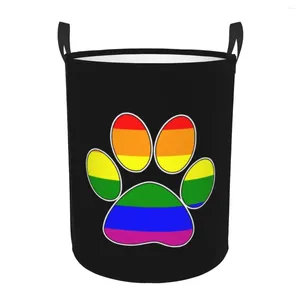 Sac à linge LGBT Pride Gay Hamper Grands vêtements de rangement de rangement Toys Bin Organisateur pour Boy Girl