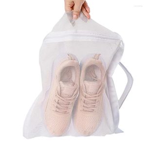 Sacs à linge maille chaussures durables laver avec des sangles élastiques Organisation de voyage sac de lavage pour Lingerie chandails Jogging