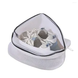 Bolsas de lavandería bolsas de fibra de malla para zapatos y ropa interior lavado con cremalleras de lavador