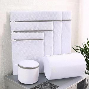 Sac à linge net pour la protection contre les soins à laver 6pcs lavage à fermeture éclair éclaire les rideaux de maison