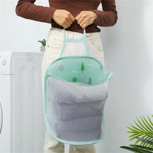 Bolsas de lavandería Cestas plegables portátiles Baño Ropa sucia Organizar Contenedor de depósito Ahorro de espacio Organización de artículos diversos para el hogar