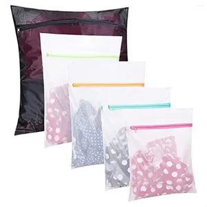 Sacs à linge Ensemble de 5 sacs en mesh-1 Extra 2 Big Medium pour chemisier Hosiery Stocking Unwear Voyage