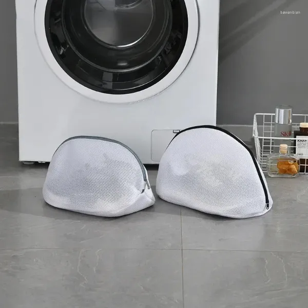 Sacs à linge sac de lavage de chaussures en maille avec fermeture éclair pour baskets/chaussures bottes chaussettes machines soutien-gorge