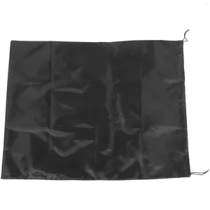 Les sacs à linge voyagent pour des vêtements sales sac à dos lourd camping grand rangement de vêtements (noir)