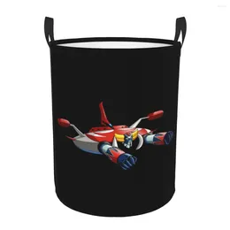 Sac à linge Ufo Golorak Grendizer robot entraver le panier de rangement des vêtements