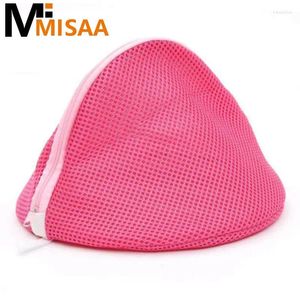 Sac à linge sous-vêtements Triangle de lave-linge Triangle à trois couches de haute qualité femme Lingerie Protect Aid Mesh Bag Bra Wash