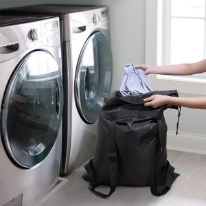 Sacs à linge Sac de rangement de sac à dos imperméable Vêtements de vêtements ménagers