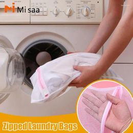 Waszakken met ritssluiting, herbruikbare wasmachine, kledingverzorgingstas, 3 maten