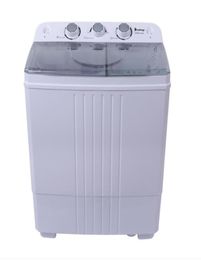 Laundry Products Cuve double compacte avec pompe de vidange intégrée XPB45ZK45 16599 Machine à laver à couvercle semi-automatique de 66 lb Gray8948170