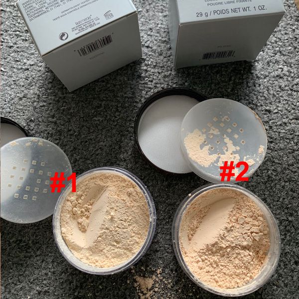 Calidad superior Mercier Translucent Loose Setting Powder Makeup Face Powder Min Pore Pouder Libre fixante Brighten Concealer Foundation Impermeable Maquiagem 29g