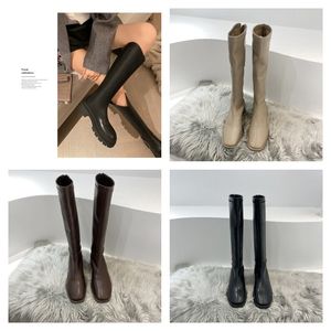 Laureate Bottes Femmes Plateforme Talons Hauts Bottines Hiver Mode Cuir À Lacets Martin Bottines Classique Dames Desert Star 36-40