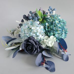 Bouquets de lavande Fleurs Nouveauté Accessoires de mariage fantaisie Bouquets de mariée 40 * 38cm