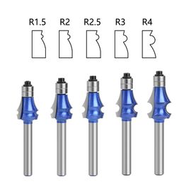 LAVIE 8MM 5PCS DROIS LINE ROUTER BIT BIT POUR LE TRAVAILLEMENT DE TUNGSTEN CUTEUR DE TARBUDE DE TUNGSTEN H08092T5