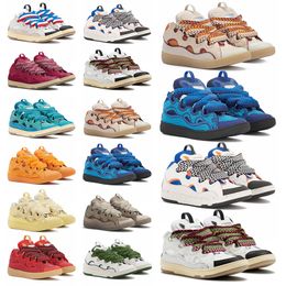 Lavins Designer Baskets Chaussures Casual Plate-forme Extraordinaire En Cuir Embossé Bordure En Caoutchouc En Caoutchouc Nappa Plateforme Semelle Hommes Chaussures Baskets Baskets Femmes