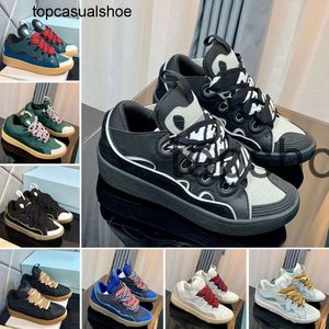 Lavins levin Mesh Designer Chaussures de course Courb Boot Boot Cuir Hommes Femmes Laceup Sneakers en relief extraordinaires Calais Coubeaux Nappa Nappa Sole Sceau 3545 3O0C GHF