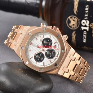 LAW AP Famosos Hombres Todos los diales que trabajan Diseñador clásico Relojes de pulsera Moda de lujo Cristal Diamante Relojes para hombres Esfera grande Hombre Reloj de cuarzo Cronómetro