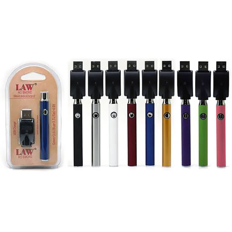 Law Pen Battery Pole Plastic Packaging 350mAh 510Thread