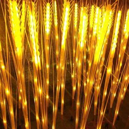 Rasenlampen 10/15 Stück im Freien wasserdichte LED-Weizenohr-Lichtsimulationslampe Gartendekoration Lichter Landschaft198r