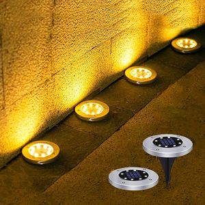 Gazonlampen 20LED Solar LED Tuinverlichting Buiten Waterdichte Pathway Deck Lamp voor Yard Walkway Patio Street Light