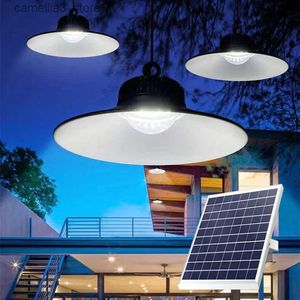 Gazonlampen 25/50/100W Solar Light Outdoor Waterdichte Tuinlamp Thuis Hanglamp Super Heldere Led-straatverlichting Druivenrek Kroonluchter Hot Q231125