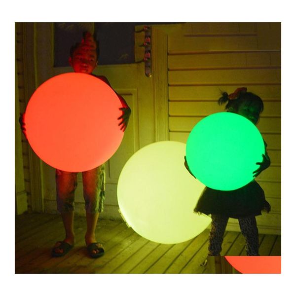 Lampes de pelouse 7 couleurs RVB Led boule magique flottante illuminée lumière de piscine Ip68 Table de bar de meubles d'extérieur avec télécommande Drop Del Otjog
