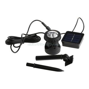 Lampes de pelouse Excellente 6 LED Étanche Sous-Marine Énergie Solaire Spot Lumière Extérieure Lampe De Jardin # L057 #