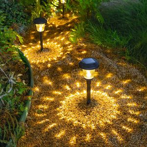 Gazonlampen tuinlichten zonne -led licht buiten RGB kleur veranderende zonnepaden gazon lamp voor tuindecor Lawn Lampen hangen begraven P230406