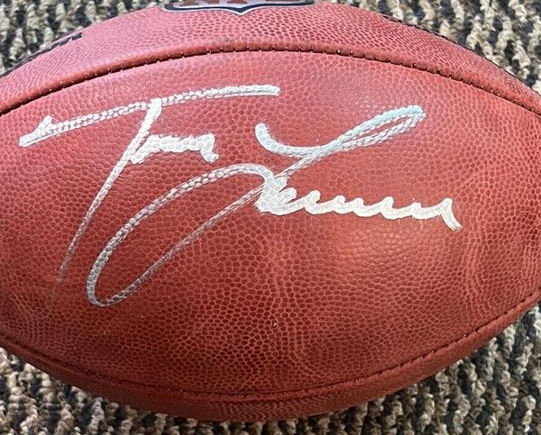 Lawrence Taylor Brees RYPIEN Prescott Burrow Tim Brown JOE GREEN Autografiado Firmado firmado firma auto Autografo Coleccionable balón de fútbol