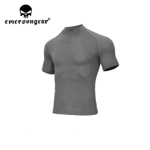 Couches Emersongar Blue Label Tactical Marsh Frog Training Shirts à manches courtes Outdoor Daily Sportstshirt Combat Fitness EMB9566