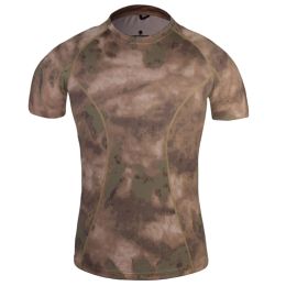 Capas Emersgoar Táctica Táctica Capa de base apretada Camufas Camisas Caminata Hunting Outdoor Sports Combate Camiseta de sudor